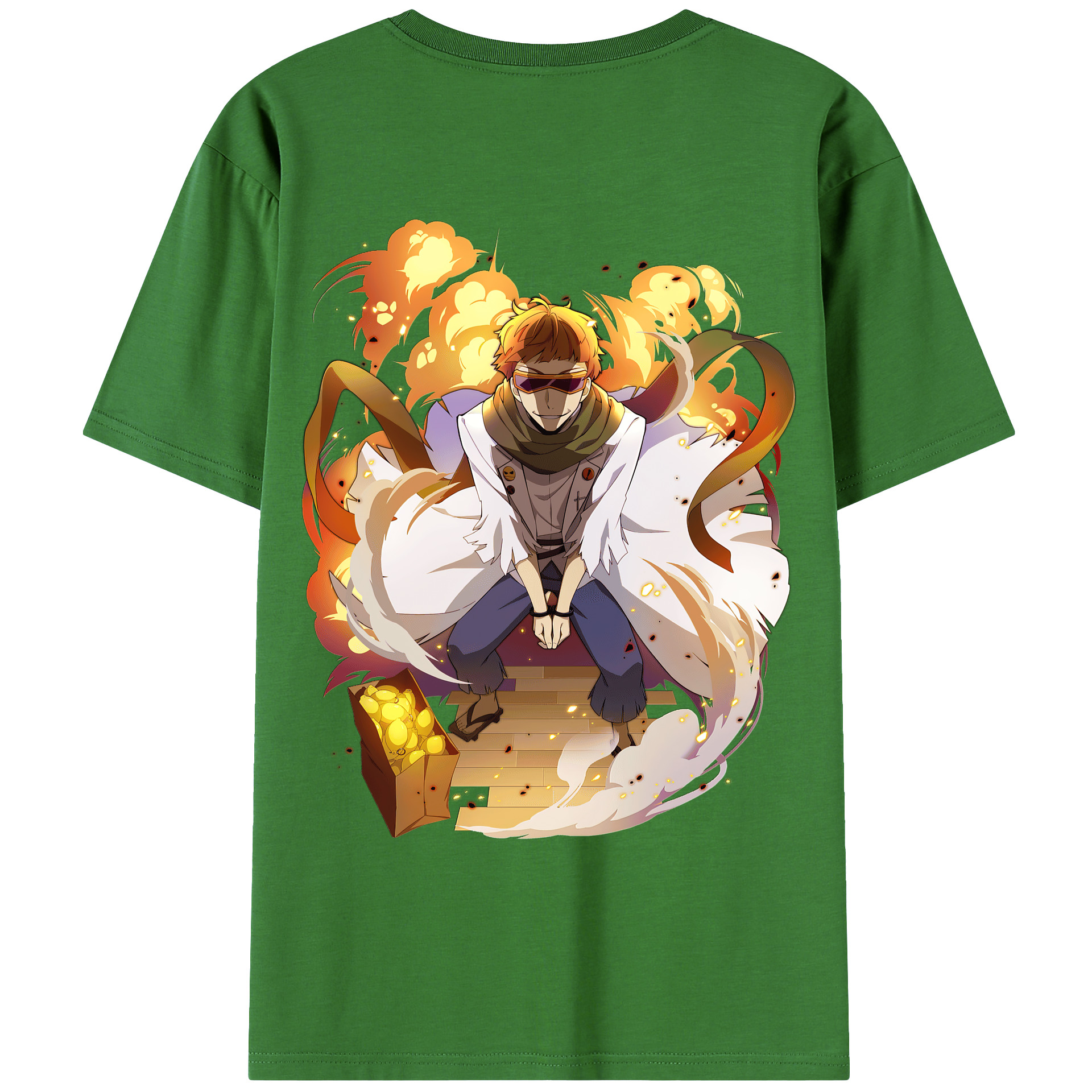 （画像用） 文豪ストレイドッグス Bungo Stray Dogs レディース半袖Tシャツ(バックプリント)